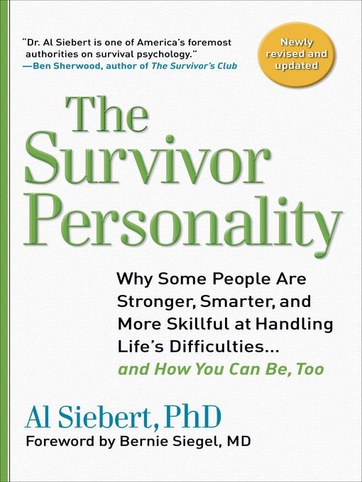Title details for Survivor Personality by Al Siebert - Available